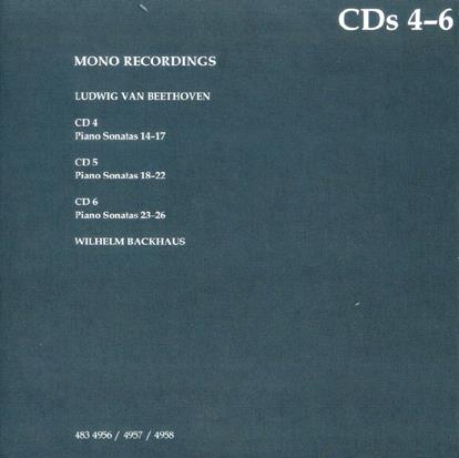 巴克豪斯·迪卡录音全集《贝多芬-钢琴奏鸣曲（第二辑）》3CD.2019[FLAC+CUE整轨]
