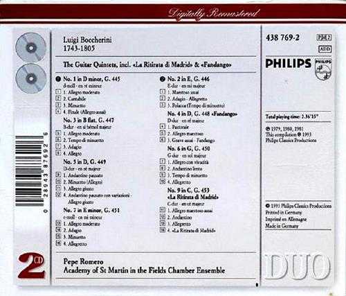 【古典音乐】佩佩·罗梅罗《博凯里尼·吉他五重奏》2CD.1993[FLAC+CUE/整轨]