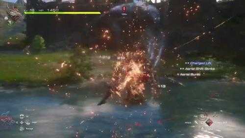《最终幻想16》玩家战斗连招演示：超炫酷！敌人被控到死